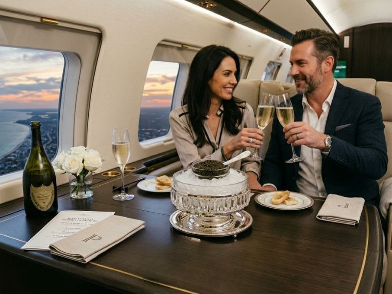 personalized gifts for him private jet getaway