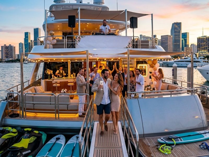 10 year anniversary gift for him superyacht rental
